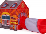 Children's Tent with Tunnel Fire Station IPLAY