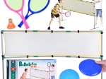 3-in-1 Sports Set with Net – Badminton, Volleyball and Flying Disc for Kids