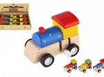 Wooden wind-up train 7 cm – colorful toy for kids