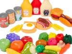 Пластмасови хранителни продукти за детска кухня – голям комплект 44 бр. CASDON
