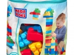 Mega Bloks голяма торба с блокчета – синя (80 бр.)