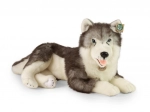 Plush Husky Dog Lying 60 cm ECO‑FRIENDLY by RAPPA