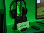 Minecraft стойка за слушалки със светлинни ефекти