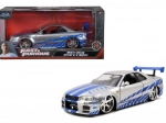 Метален модел на автомобил 2002 Nissan Skyline GT‑R R34 1:24 Бързи и яростни