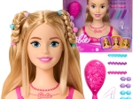 Barbie глава за пениране и стилизиране с аксесоари, 20 части