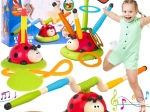 WOOPIE Интерактивна игра за деца 3в1: Ракетомет, Въже за скачане, Игра с мишена Калинка