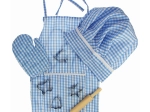 Blue Chef Set for Children by Bigjigs Toys