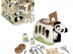 Children's 2-in-1 veterinary set with plush panda and carrier