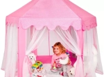 Розов детски шатър Kruzzel – приказен палат за дома и градината