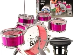 Children's 5-piece drum kit with stool