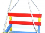 Wooden colorful swing with guardrail