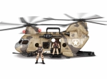 Helicopter with Figures and Effects 50 cm