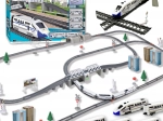 Woopie Electric Train Set with Bridge and Tunnel, 86 Pieces, 9.14 m Track