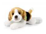 Plush beagle dog lying 30 cm eco-friendly