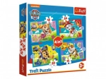 Puzzle 4in1 Paw Patrol Running Dogs