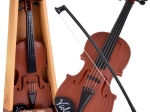 Plastic violin with bow for children 42 cm