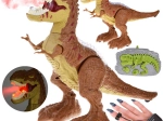 RC dinosaur controlled by gestures and remote, lights, sounds and steam