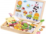 Bino Farm magnetic board with puzzles - 102 pieces
