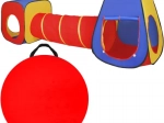 Детска играчка шатра 3в1 Типи + Тунел + Къщичка
