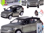 Метален модел на електрическия кросоувър Volvo XC40 със светлинни и звукови функции